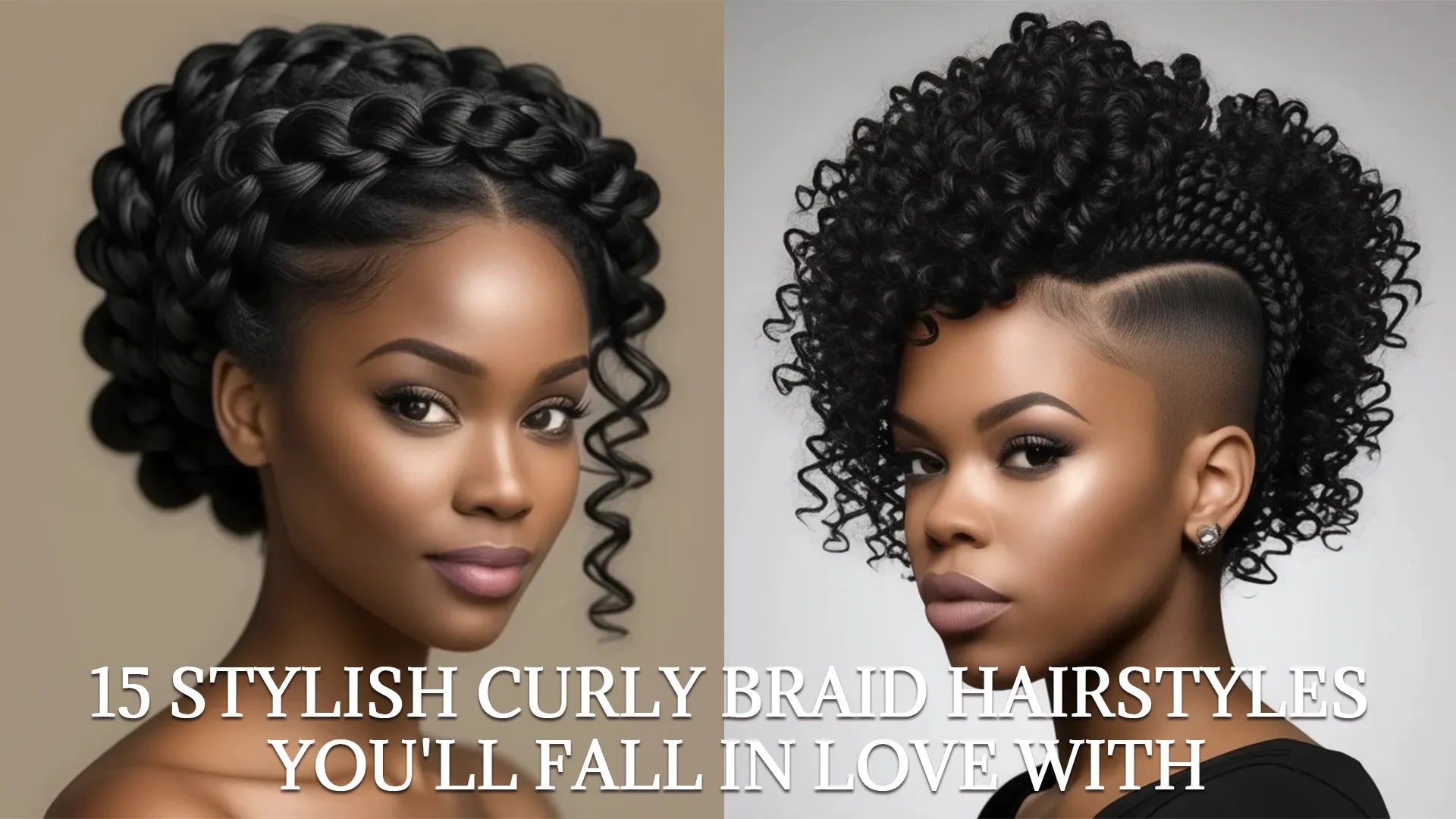 15 Stylish Curly Braid Hairstyles You'll Fall in Love With Ywigs