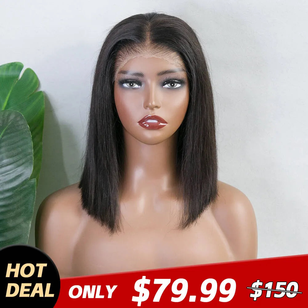 ?Flash Sale - Silky Straight Wear Go Pre Cut 9x5 HD Lace  display picture 3