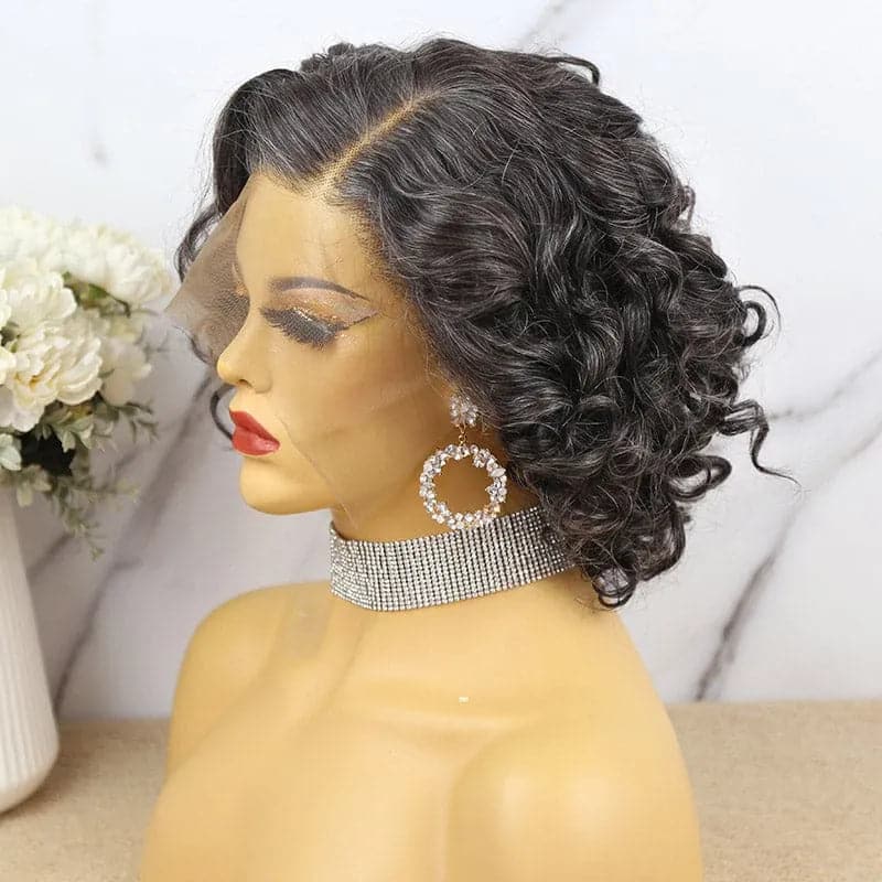 13x6 lace frontal wigs short hair