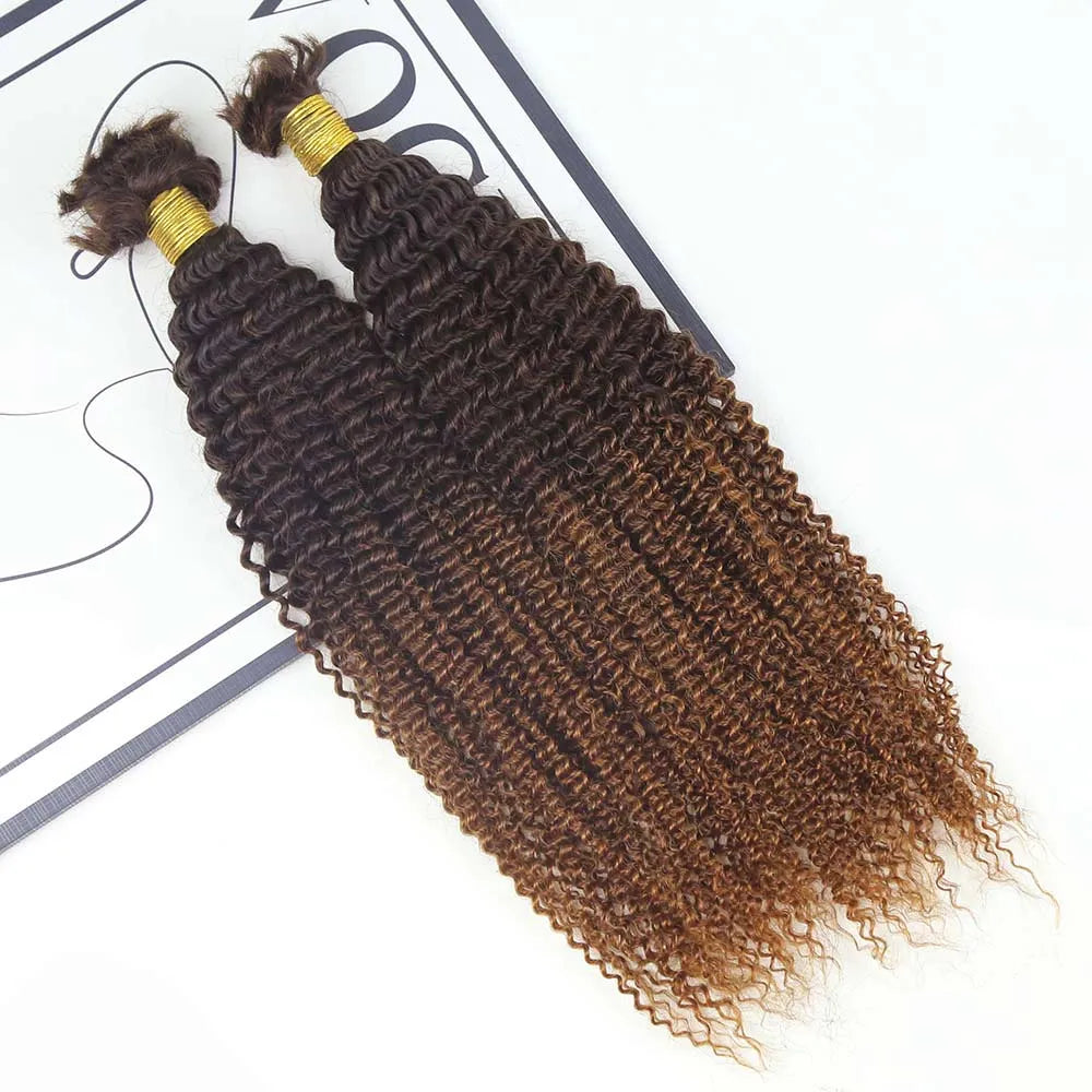 T2/30 Ombre Afro Human Hair Extensions