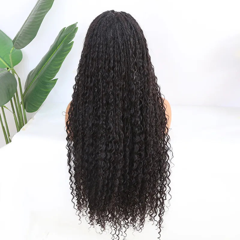 Bohemian Knotless Full Lace Braided Wig for Black Women