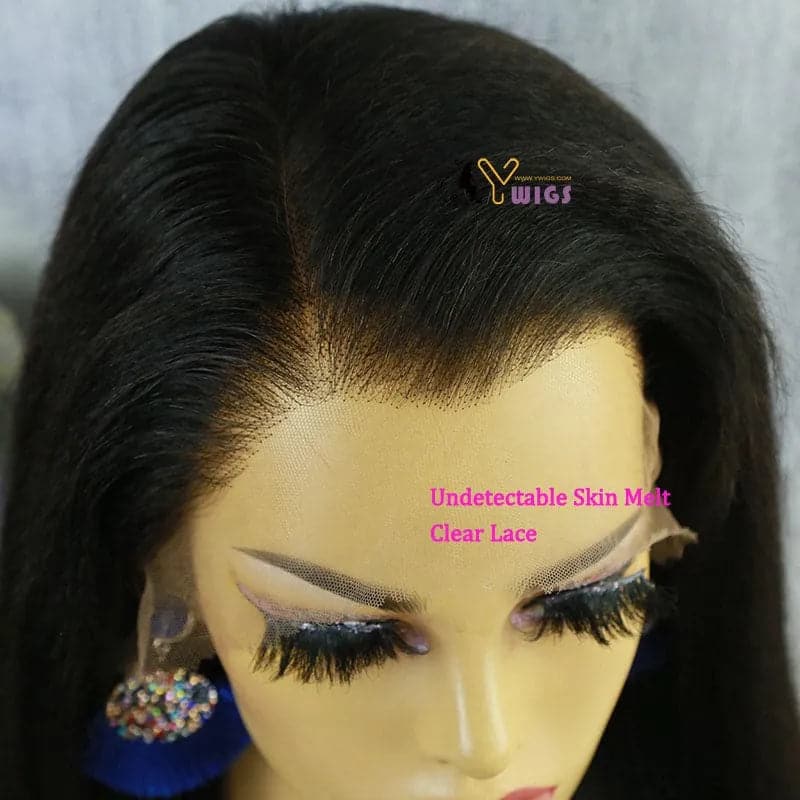 Clear Lace Yaki Brazilian 13 x 6 Lace Front Wig on sale