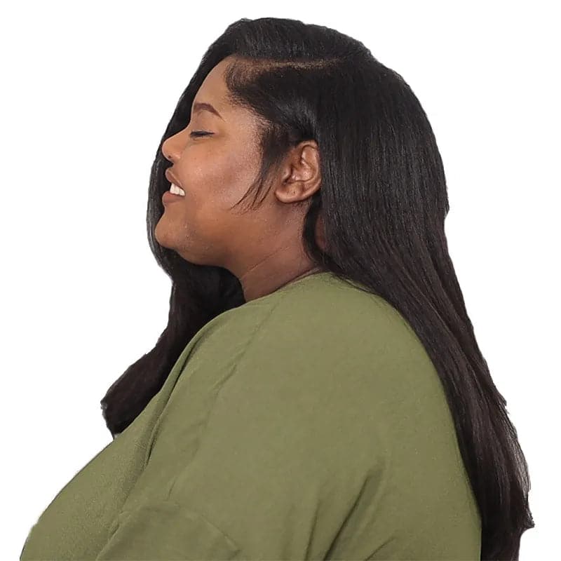 kinky straight hair for black women