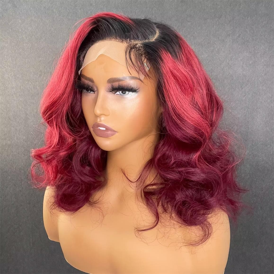 Mixed Colored 5x5 Body Wave Lace Closure Wig