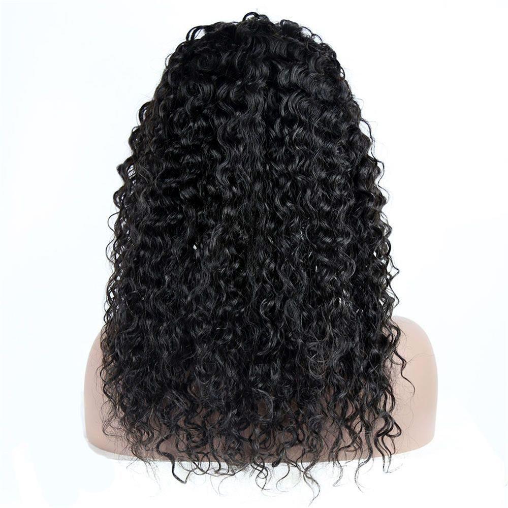 Glueless Loose Curly Human Hair 13 x 6 Lace Front Wigs 6