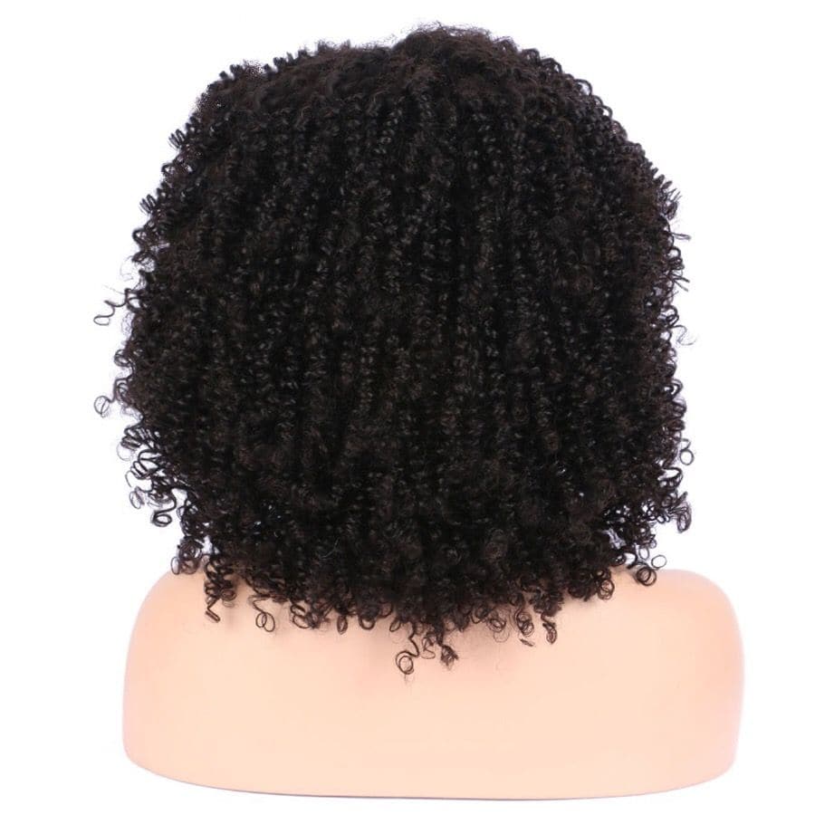 Kinky Curly 360 Lace Frontal Wigs Human Hair back1