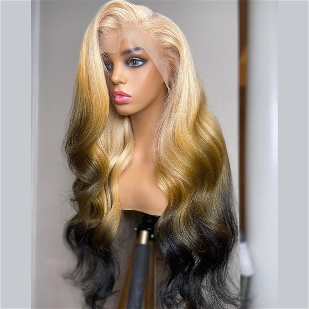 Ombre Blonde Body Wave 13 x 6 Lace Front Wig AFB6T 1