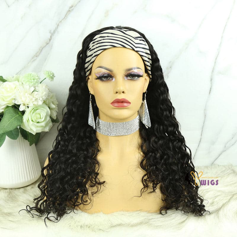 Loose Wave Headband Wig Human Hair 