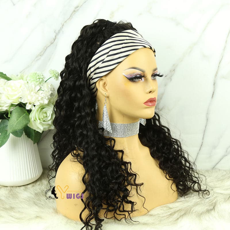 Loose Wave Headband Wig Human Hair 