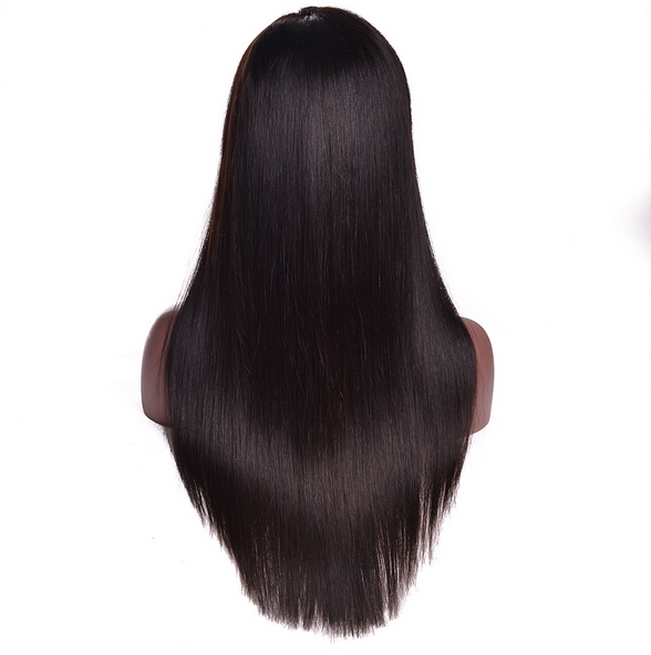 Straight 13 x 4 Brazilian Lace Front Wig with Bang 05