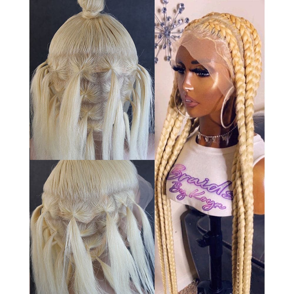 Straight #613 Blonde Full Lace Wig Human Hair