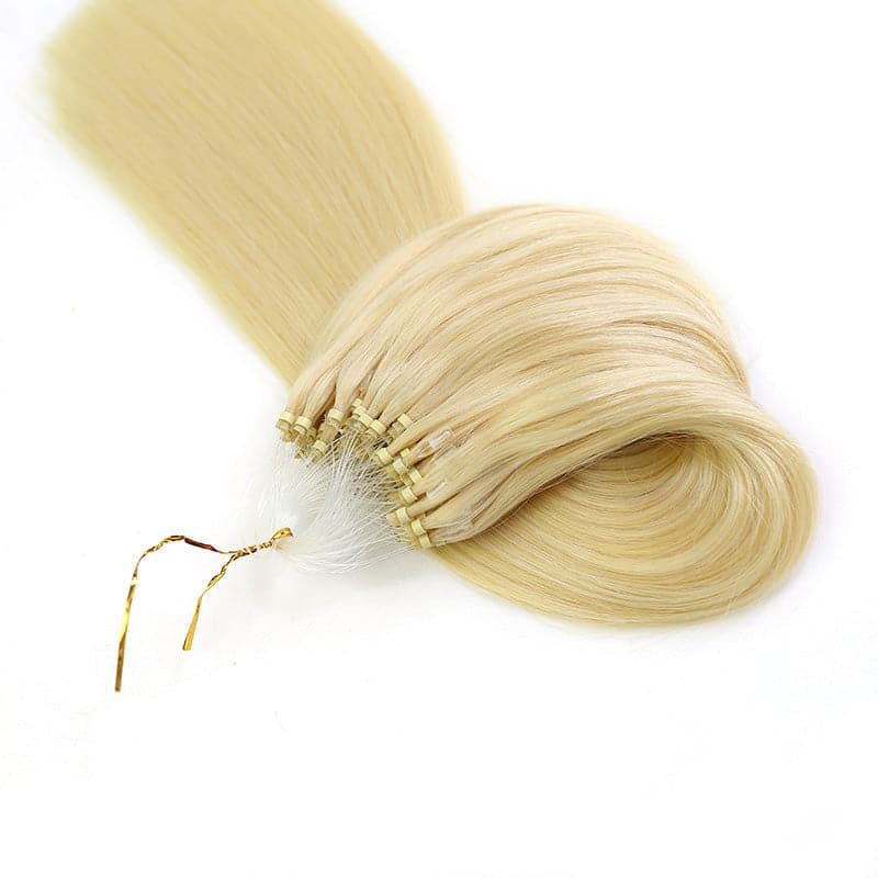 honey blonde hair micro loop