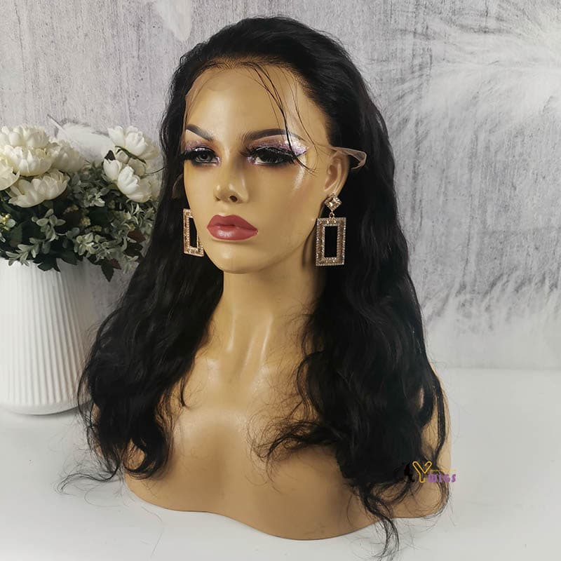 clear lace body wave 13x6 lace front wig 3
