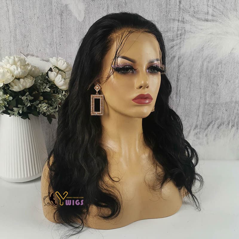 clear lace body wave 13x6 lace front wig 4