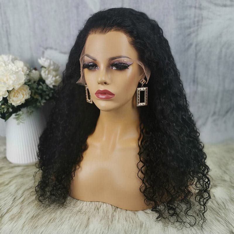 water wave clear lace 13x6 lace front wig 4