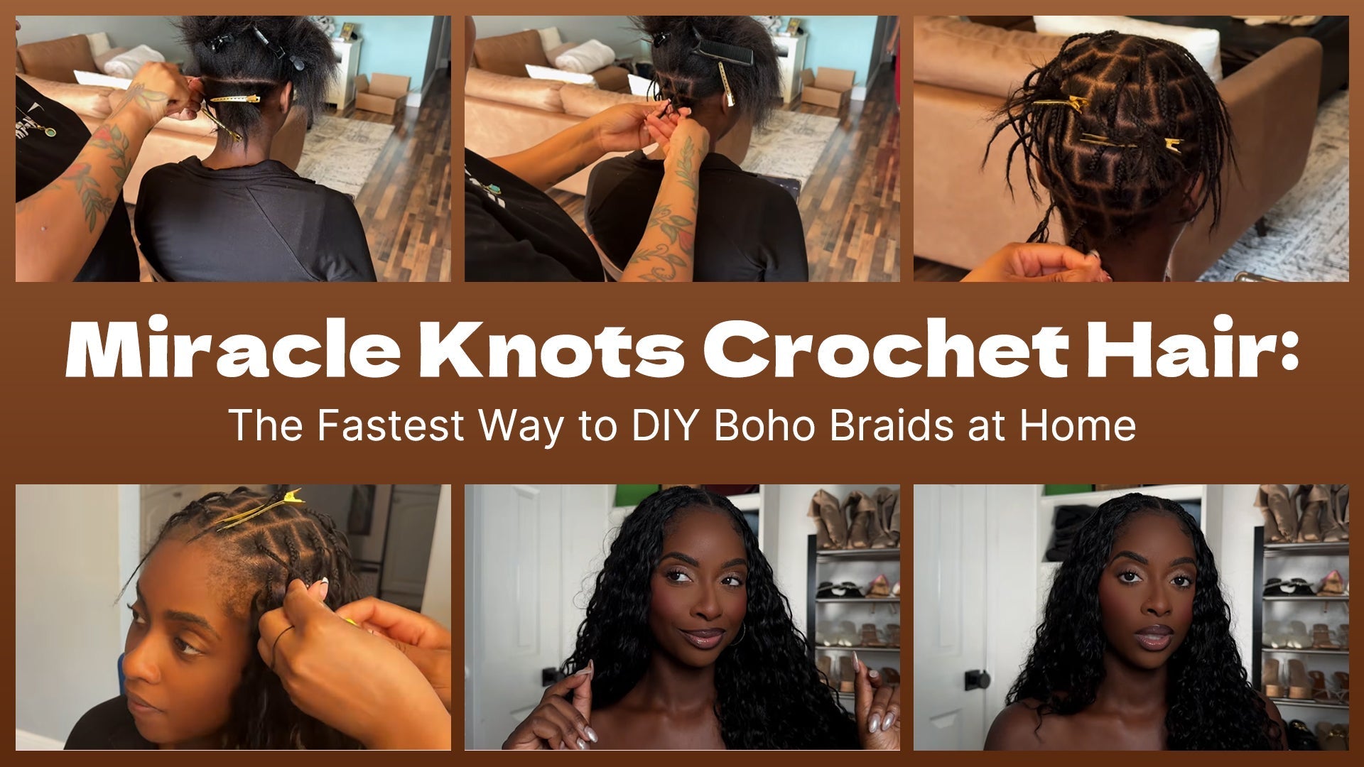Irecle Miracle Knots Crochet Hair: The Fastest Way to DIY Boho Braids at Home ...