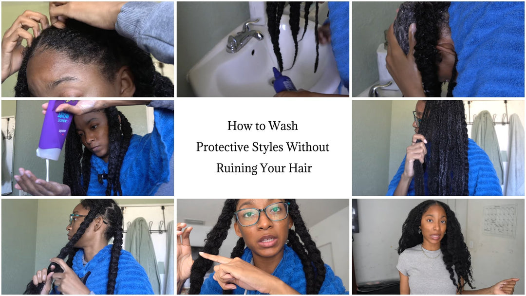 How to Wash Protective Styles Without Ruining Your Hair