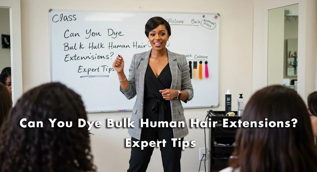 Can You Dye Bulk Human Hair Extensions? Expert Tips
