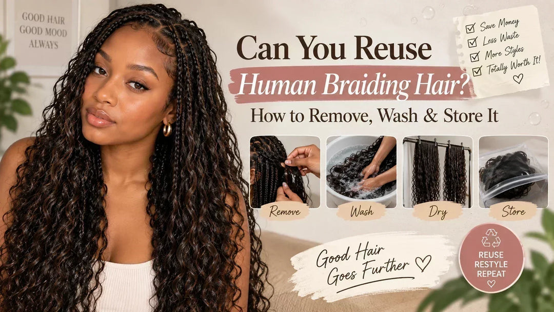 Can You Reuse Human Braiding Hair? How to Remove, Wash & Store It