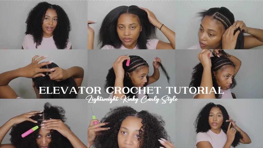 Elevator Crochet Tutorial – Lightweight Kinky Curly Style