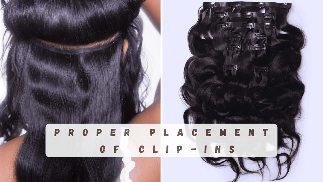 Proper Placement of Clip-in Hair Extensions For Black Women - Ywigs