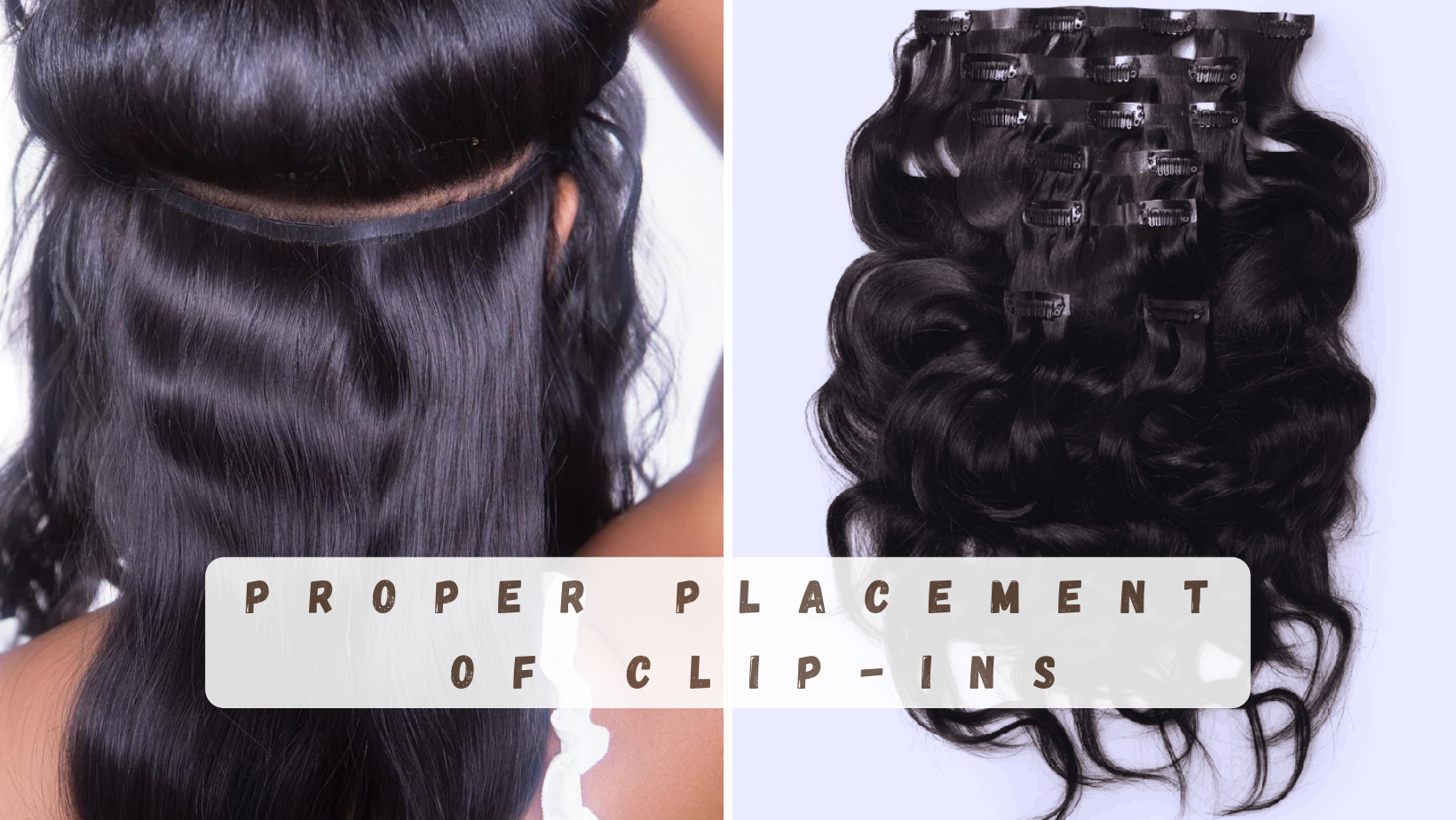 Proper Placement of Clip-in Hair Extensions For Black Women