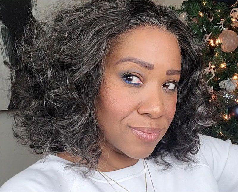 Salt and Pepper Lace Front Wig