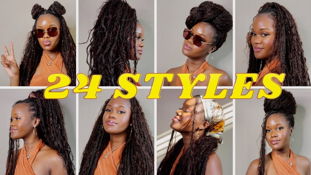 20+ WAYS TO STYLE KNOTLESS BOHO BRAIDS丨Back To School