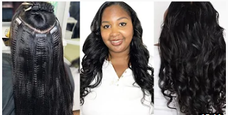 How to Style Tape-ins Into High Ponytail