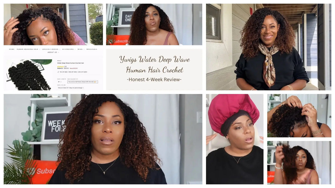 Ywigs Water Deep Wave Human Hair Crochet: Honest 4-Week Review