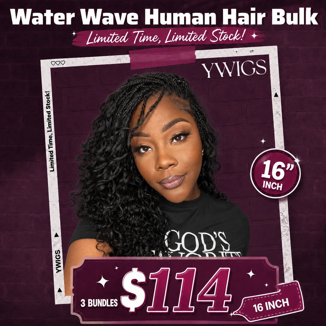 💥Flash Sale | Natural Color Water Wave Braiding Hair