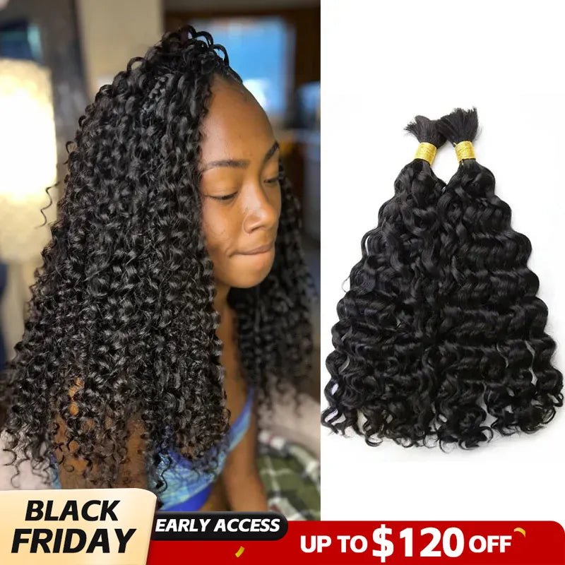 10A natural wave braiding hair black friday sale