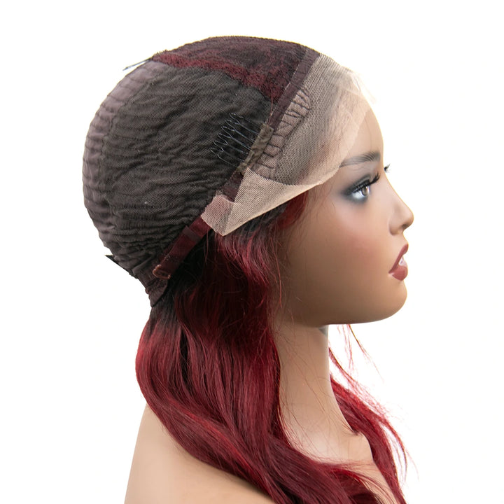 16 Inch 180% Density straight 1x4 Right T-Part Lace Front Wig for Sale