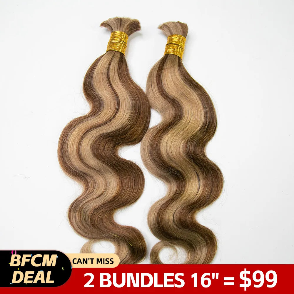 #27/#30 body wave bulk hair for sale