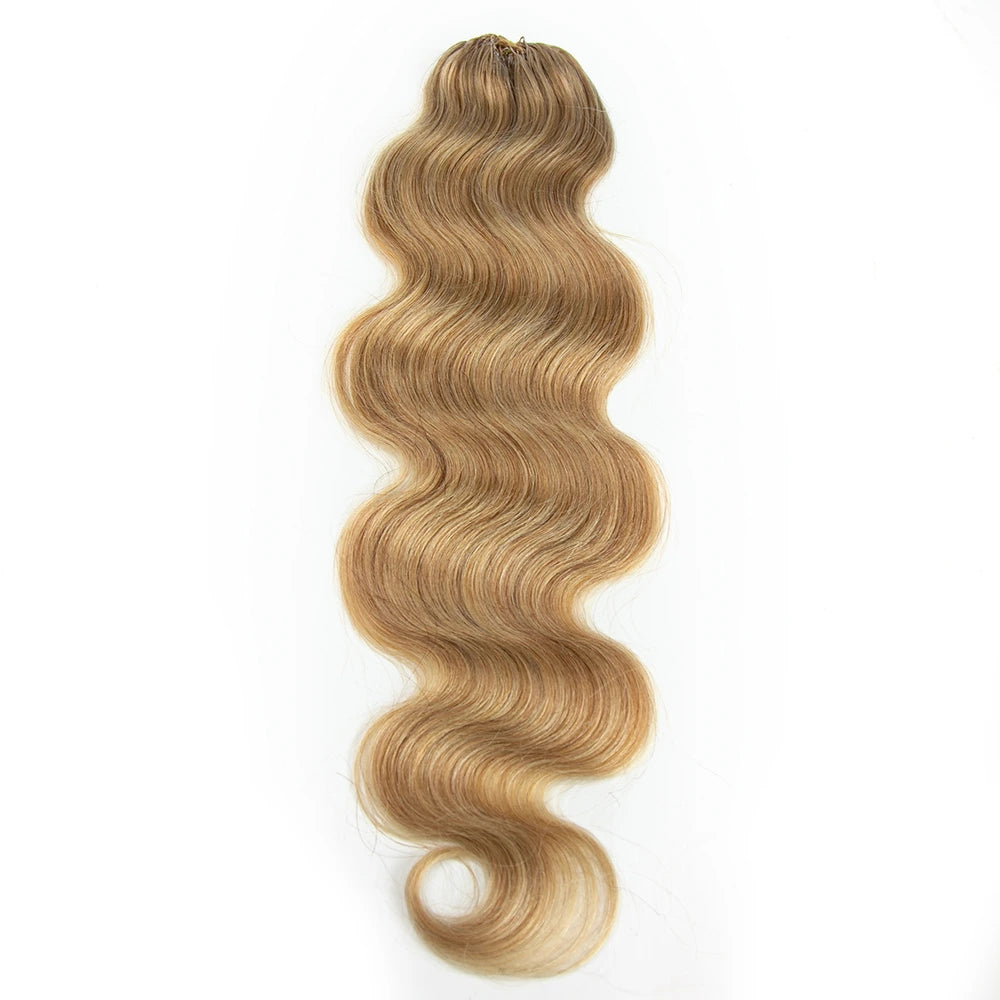 #27 Honey Blonde Body Wave Human Crochet Hair