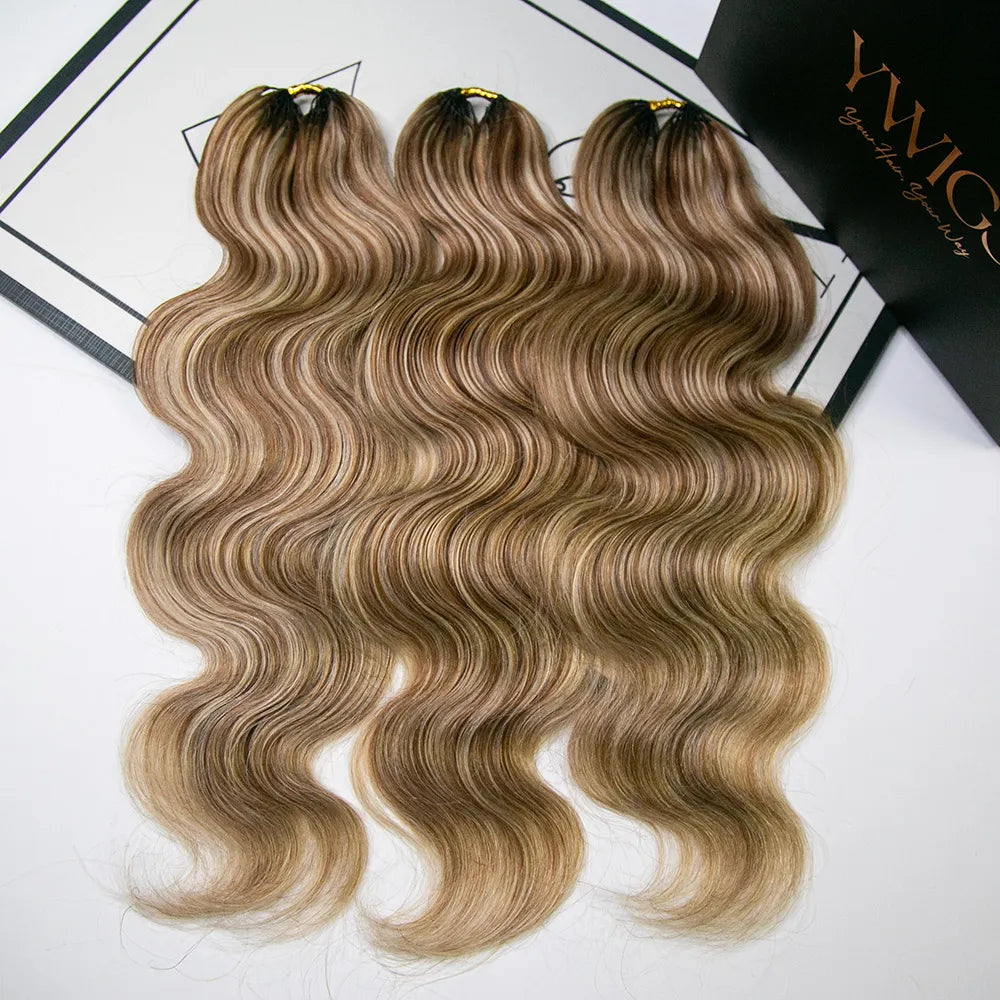 #27/30/613 Mix Color Blend Body Wave Human Crochet Hair