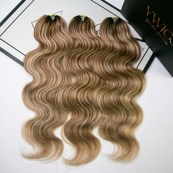 #27/30/613 Mix Color Blend Body Wave Human Crochet Hair