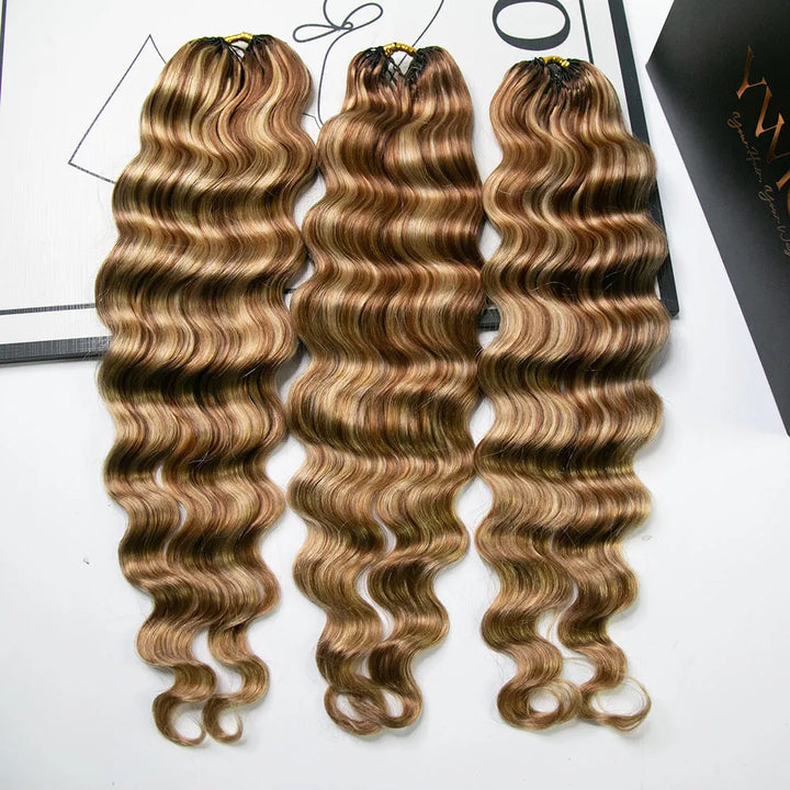 #27/30/613 Mix Color Blend Loose Deep Wave Human Crochet Hair