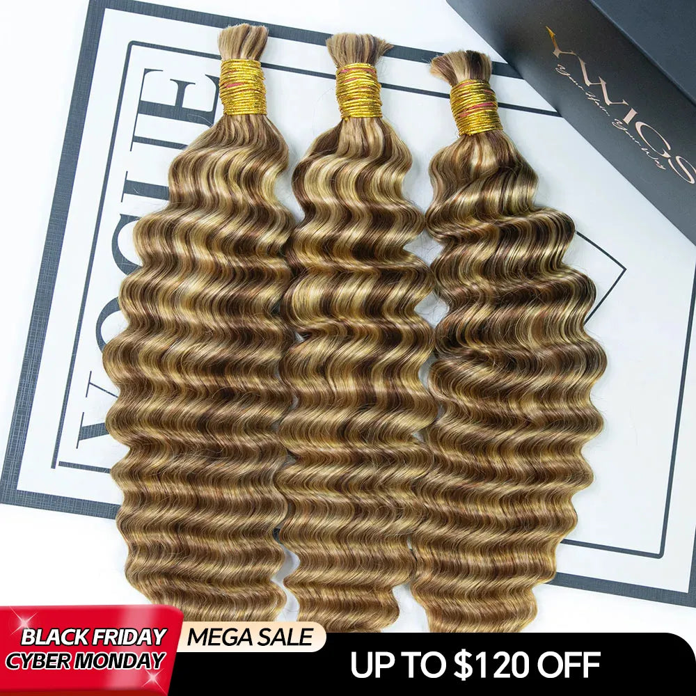 #27/30/613 deep wave bulk hair cyber monday sale