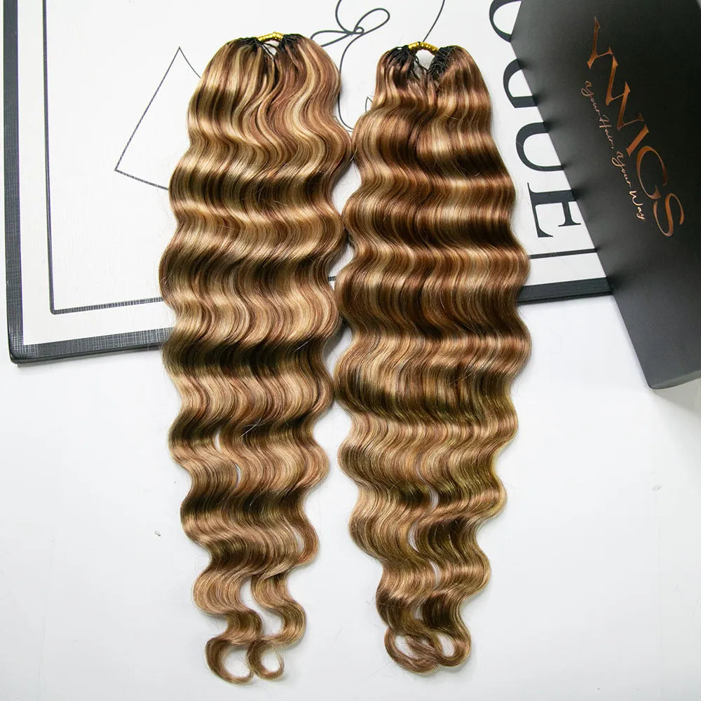 #27/#30/#613 mix color loose deep wave crochet human hair