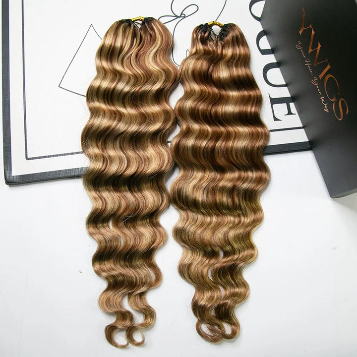 #27/#30/#613 mix color loose deep wave crochet human hair