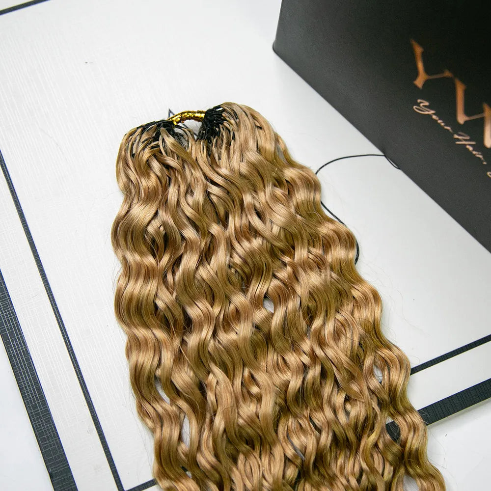 #27 COLOR SPANISH CURL CROCHET HUMAN HAIR