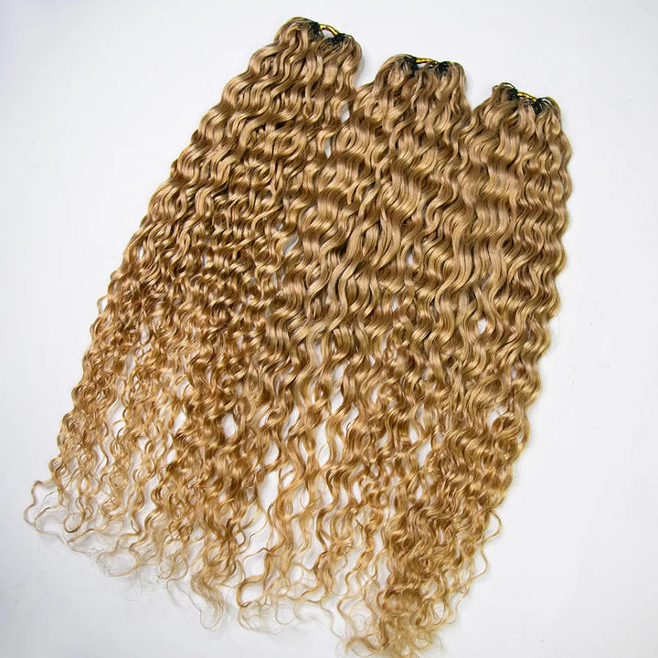 #27 HONEY BLONDE SPANISH CURL CROCHET HAIR