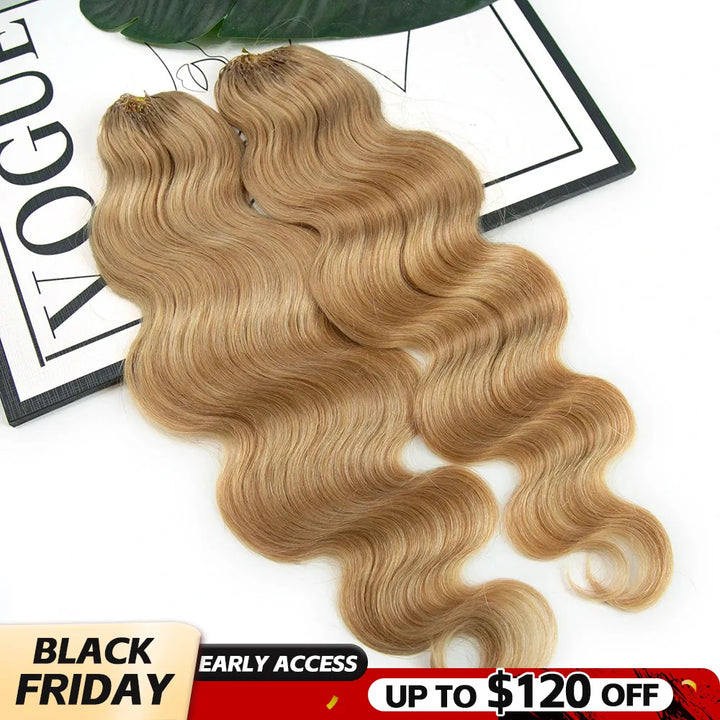 #27 body wave human crochet hair black friday sale