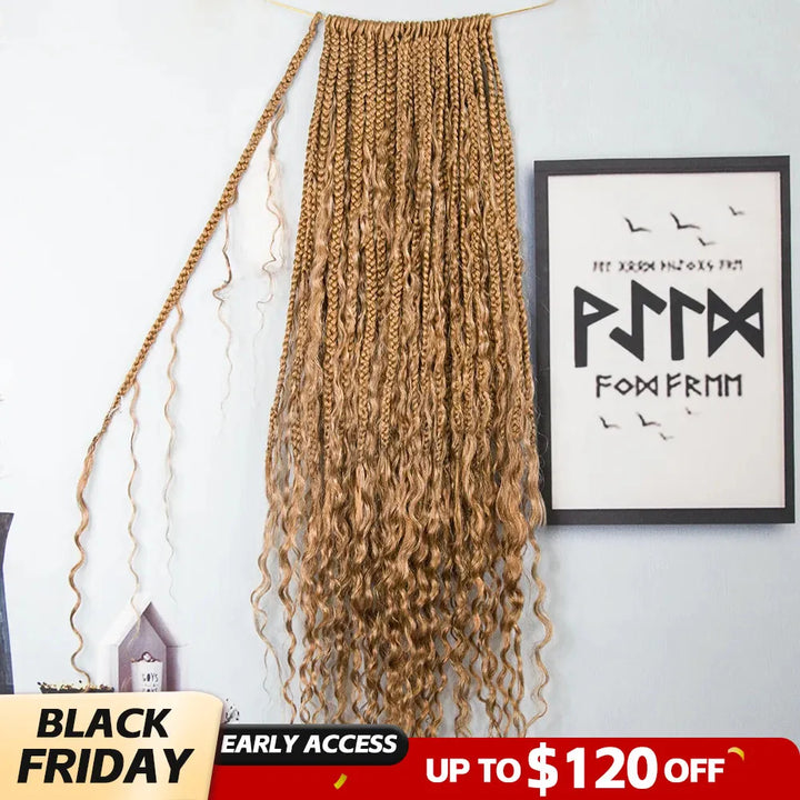 #27 deep wave box braids black friday sale