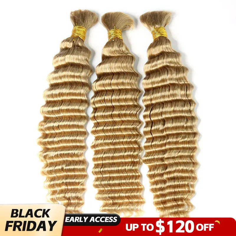 #27 deep wave braiding hair black friday sale