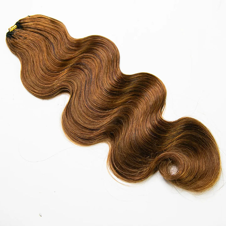 #30 color crochet human hair body wave