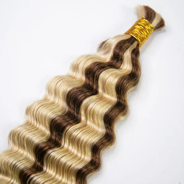 #30/#613 bulk braiding hair bundles