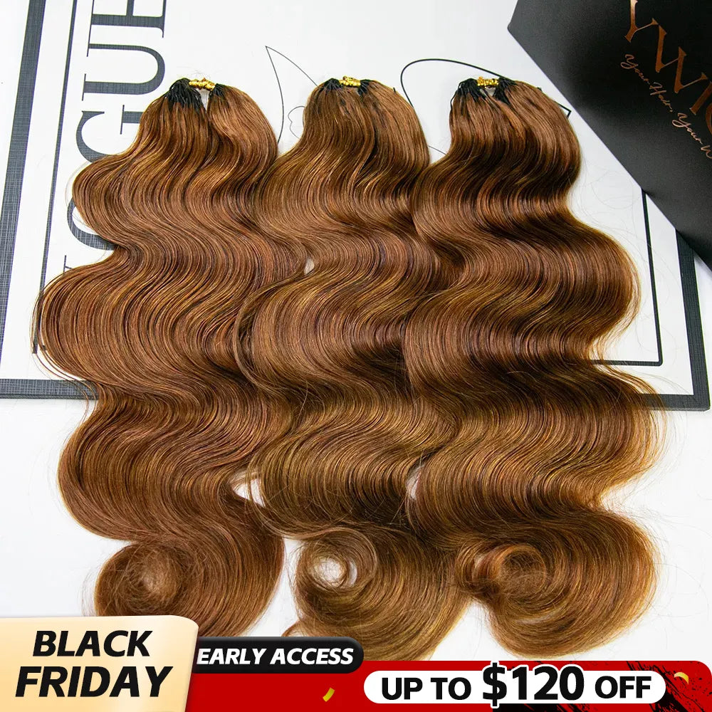 #30 body wave human crochet hair black friday sale