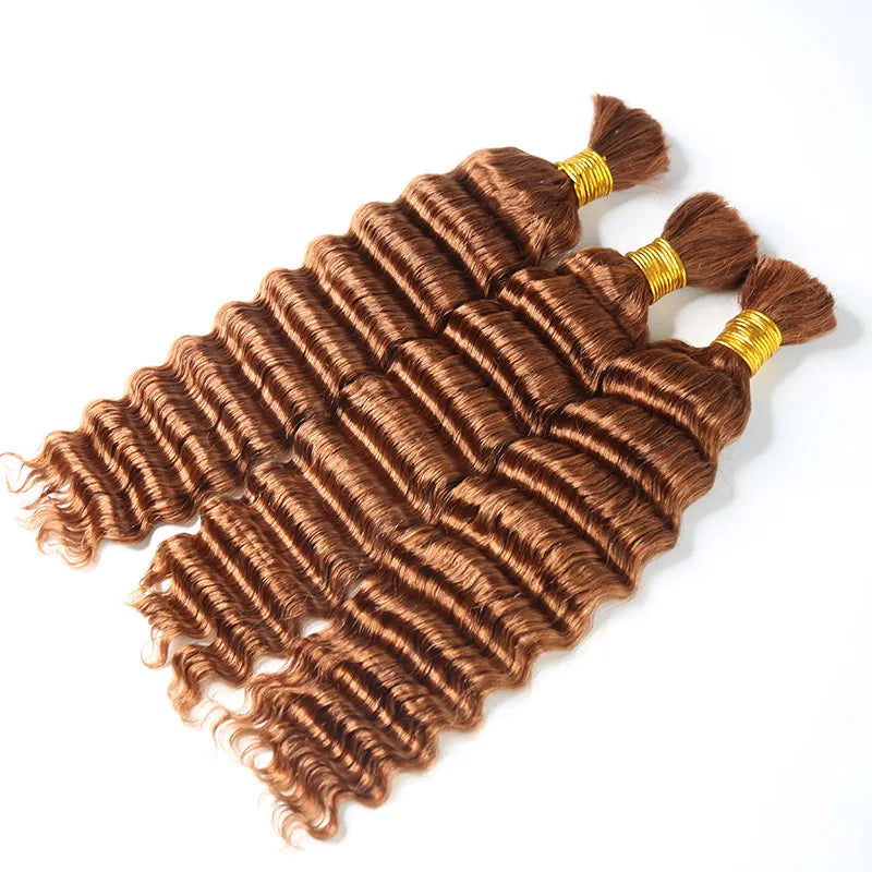 Deep wave texture human braing hair